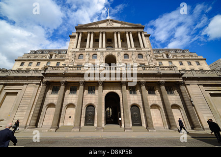 Die Bank of England, Threadneedle Street, London, England, Vereinigtes Königreich. Stockfoto