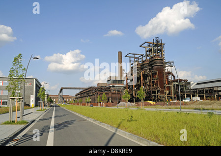 ehemaligen Stahlwerk Stockfoto