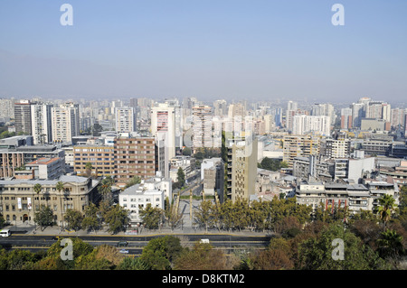 Blick von der Cerro Santa Lucia Stockfoto