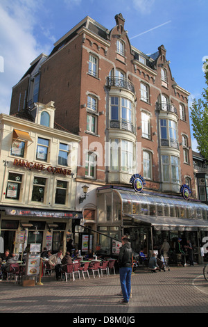 Niederlande, Amsterdam, Leidseplein, Restaurants, Stockfoto