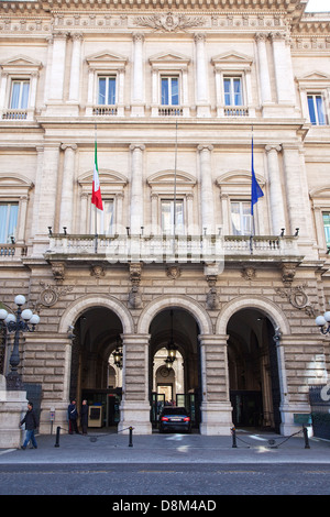 Italien, Latium, Rom, Palazzo Koch Heimat der Banca D'Italia auf der Via Nazionale. Stockfoto