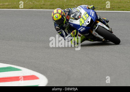 Mugello, Italien. 31. Mai 2013. Valentino Ross (Yamaha Factory Racing) während der Freepractice der Moto GP Weltmeisterschaft vom Mugello-Rennstrecke. Bildnachweis: Aktion Plus Sportbilder / Alamy Live News Stockfoto