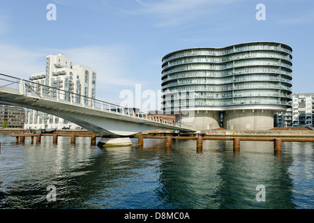 Wohnungen in Vesterbro, Sydhavnen, Kopenhagen, Dänemark Stockfoto