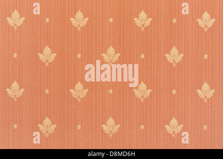 Abstrakte braune Blumentapete Textur Hintergrund Stockfoto