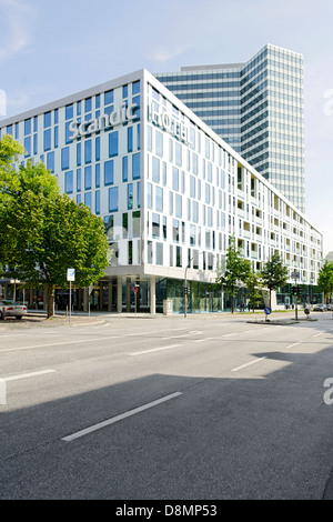 Emporio Viertel mit Scandic Hotel, Hamburg, Deutschland Stockfoto