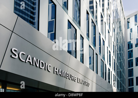 Emporio Viertel mit Scandic Hotel, Hamburg, Deutschland Stockfoto