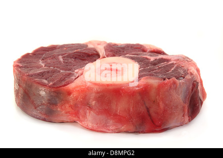 Zubereitung von Fleisch Stockfoto