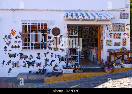 Keramik-Geschenk-Shop in Sagunto, Valencia Stockfoto