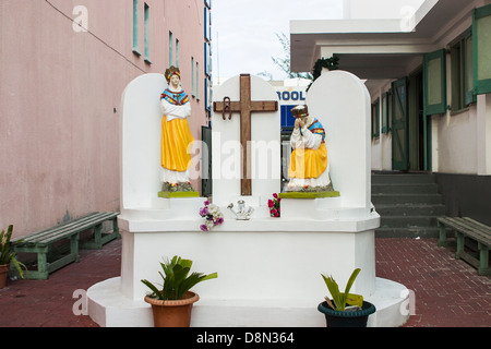 Schrein zu unserer lieben Frau von La Salette in Philipsburgh, Hauptstadt der Karibik-Insel St. Maarten Stockfoto