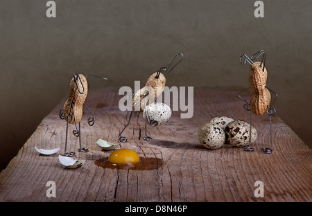 Einfache Dinge Osterhasen Stockfoto