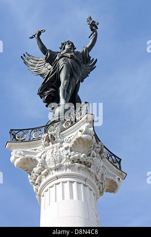 Liberty brechen ihre Ketten Stockfoto