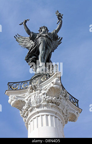 Liberty brechen ihre Ketten Stockfoto