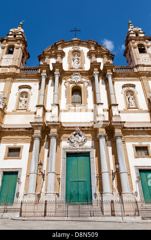 Palermo - San Domenico - Dominikus Barockkirche Stockfoto