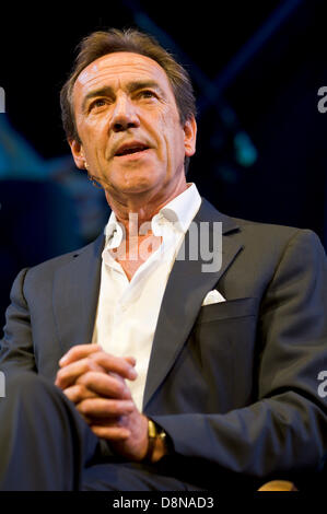 Robert Lindsay Schauspieler spricht über seine Karriere auf der Bühne bei Hay Festival 2013 Hay on Wye Wales UK Credit: Jeff Morgan/Alamy Live News Stockfoto