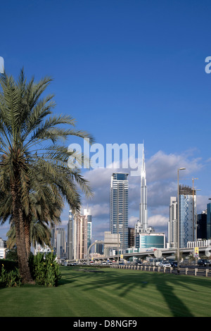 JW Marriott Marquis Hotel, höchsten Hotel der Welt, Sheikh Zayed Road, Al Barsha, Business Bay, Dubai, Vereinigte Arabische Emirate Stockfoto