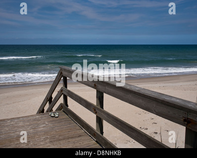 Strände von Brevard County in Zentral-Florida am Atlantischen Ozean Stockfoto