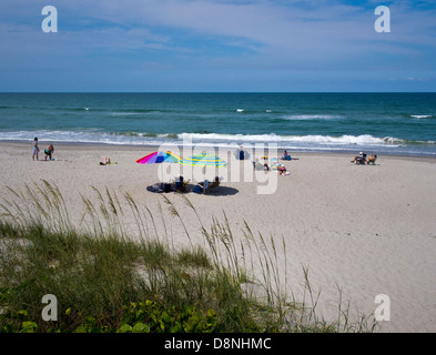 Strände von Brevard County in Zentral-Florida am Atlantischen Ozean Stockfoto