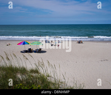 Strände von Brevard County in Zentral-Florida am Atlantischen Ozean Stockfoto