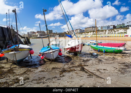 Hafen bei Viking Bay in Broadstairs, auf der Isle Of Thanet, Kent England UK Stockfoto