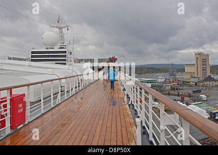 An Bord der Ms Ryndam in Oslo Norwegen Stockfoto