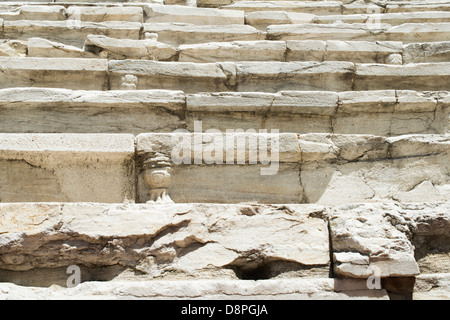 Stein-Artefakte. Antike Arena für Kämpfe Stockfoto