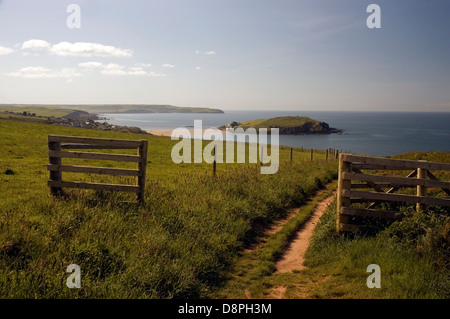 Burgh Island, ayrmer Cove, Devon Stockfoto