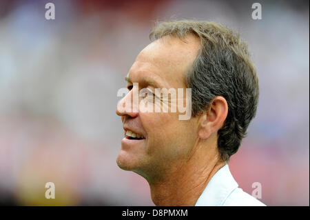Washington DC, USA. 2. Juni 2013. Thomas Dooley der USA während der internationalen Fußball-freundlich-match zwischen USA und Deutschland im Kennedy Memorial Stadium in Washington (District Of Columbia), USA, 2. Juni 2013. Foto: Thomas Eisenhuth/Dpa/Alamy Live News Stockfoto