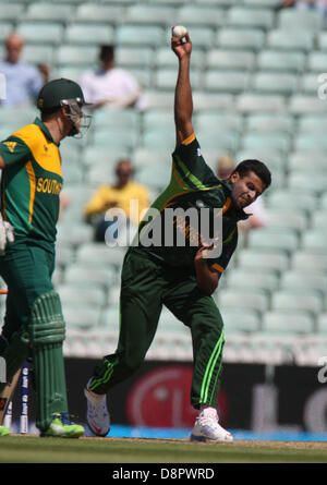 London, UK. 3. Juni 2013. Ehsan Adil von Pakistan während der ICC Champions Trophy Warm Up-Leuchte zwischen Pakistan und Südafrika von der Kia Oval. Bildnachweis: Action Plus Sport Bilder/Alamy Live News Stockfoto