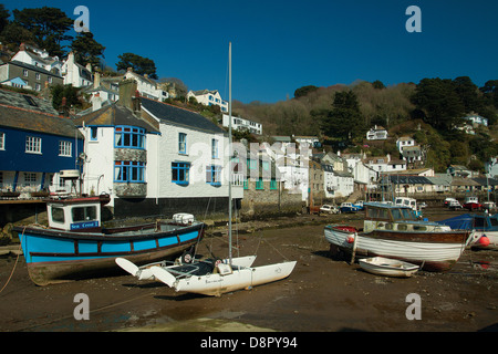 Hafen von Polperro, Polperro, Cornwall Stockfoto