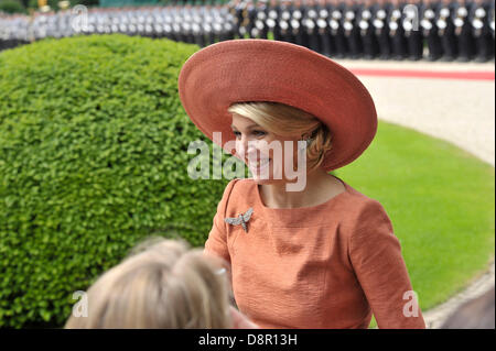 Berlin, Deutschland. 3. Juni 2013.die niederländischen König Willem-Alexander und Maxima der Königin bei einem zweitägigen Besuch in Deutschland. 3. Juni 2013. Bildnachweis: Dpa picture Alliance/Alamy Live News Stockfoto