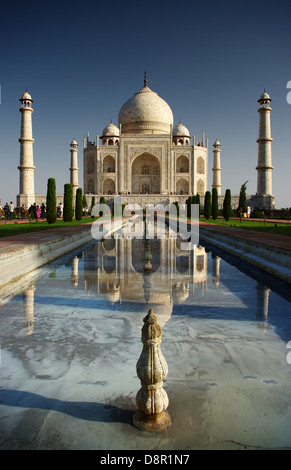 Taj Mahal in Agra, Indien Stockfoto