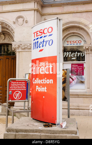 Tesco Metro direkte Sammelstelle Stockfoto