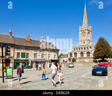 All Saints Church in Red Lion Square Stamford Stadtzentrum Lincolnshire England UK GB EU Europa Stockfoto