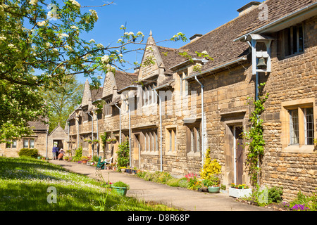 Burghley Almshouses Lord Burghley's Hospital Stamford Lincolnshire England Großbritannien GB Europa Stockfoto