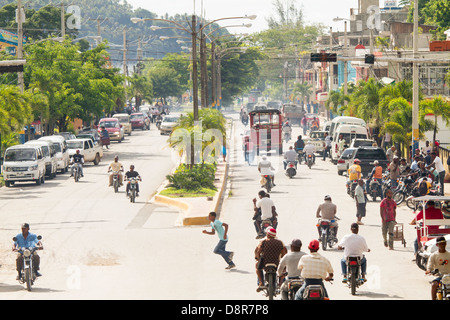 Samaná, Dominikanische Republik. Stockfoto