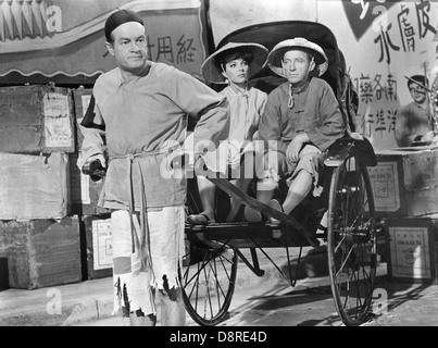 Bob Hope, Joan Collins und Bing Crosby auf - Der Film "Der Weg nach Hongkong", United Artists, 1962 Stockfoto