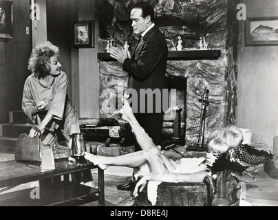 Bob Hope, Phyllis Diller und Elke Sommer auf - in dem Film "Junge, habe ich eine falsche Nummer!', United Artists, 1966 Stockfoto