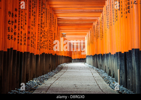 Details der Fushimi-Inari-Taisha Schrein, Kyoto, Japan, Asien Stockfoto