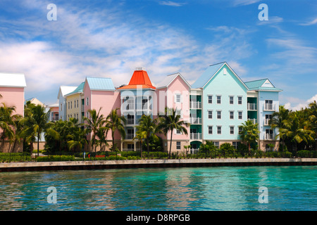 Nassau Paradise Island, das Harborside Villas. Stockfoto