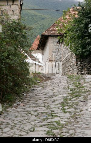 Alten albanischen Kirche in Kish in der Nähe von Sheki, Aserbaidschan, Kaukasus-region Stockfoto