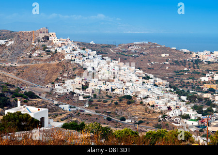 Syros Insel in Griechenland. Obere Syros Bereich Stockfoto