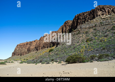 La Forteleza, einer Felsformation in der Las Canadas del Teide-Nationalpark. soll der ältesten verbleibenden Teil des Originals Stockfoto