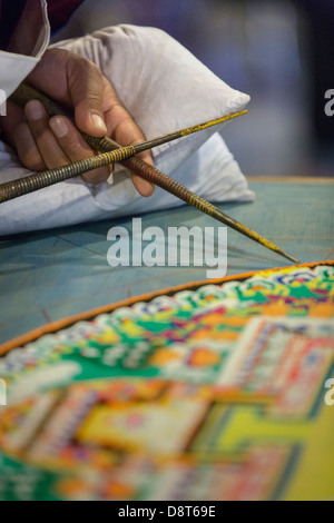 Hztyyier Tibetische Gebetsglocke Aus Messing - Handgefertigte Meditationsglocke Mit Dorje Vajra