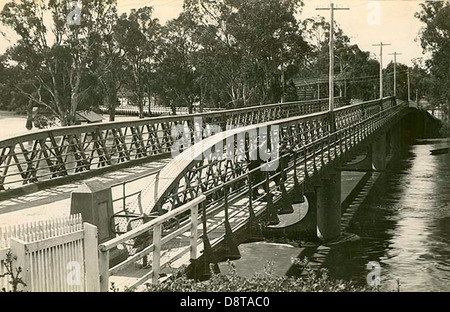 John Foord Brücke über den Murray River, Corowa Stockfoto