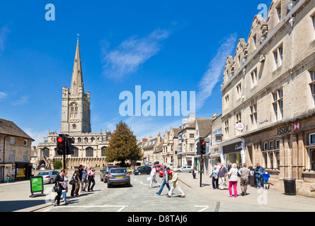 All Saints Church in Red Lion Square Stamford Stadtzentrum Lincolnshire England UK GB EU Europa Stockfoto