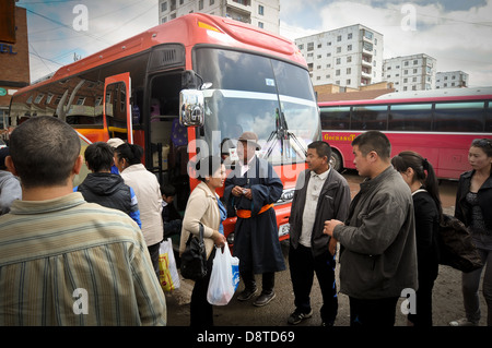 Leben in Ulaan Baataar, mongolischen Hauptstadt. Stockfoto