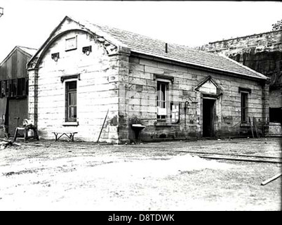 1836 Wachhaus auf Goat Island Stockfoto