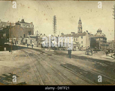 Phillip und Bridge Street, Sydney 1899 Stockfoto