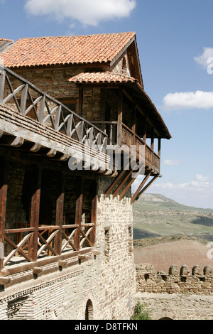 Uralte Höhle Klosterkomplex der Davit Gareja, Georgien, Kaukasus-region Stockfoto