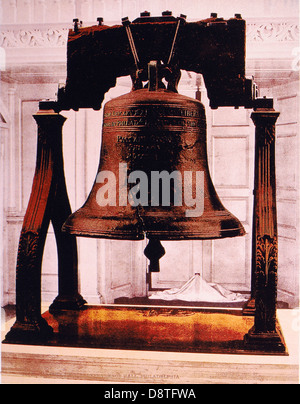 Liberty Bell, Independence Hall, Philadelphia, Pennsylvania, USA, durch William Henry Jackson, um 1900 Stockfoto